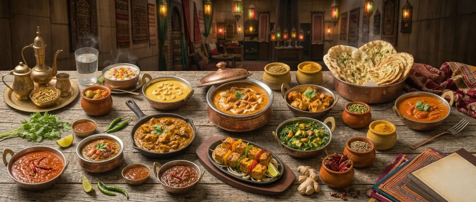 3 main dish taj spicy indian restaurant