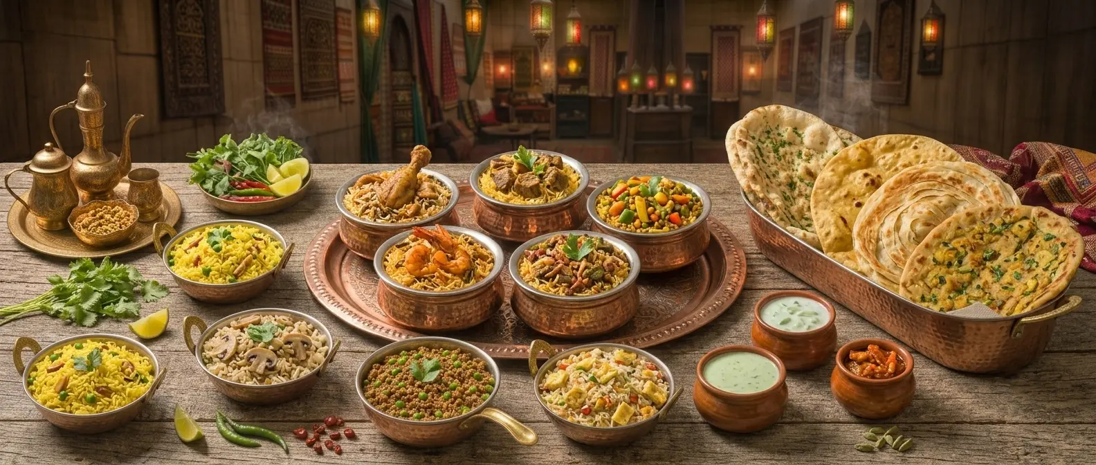 6 rice and bread taj spicy indian restaurant