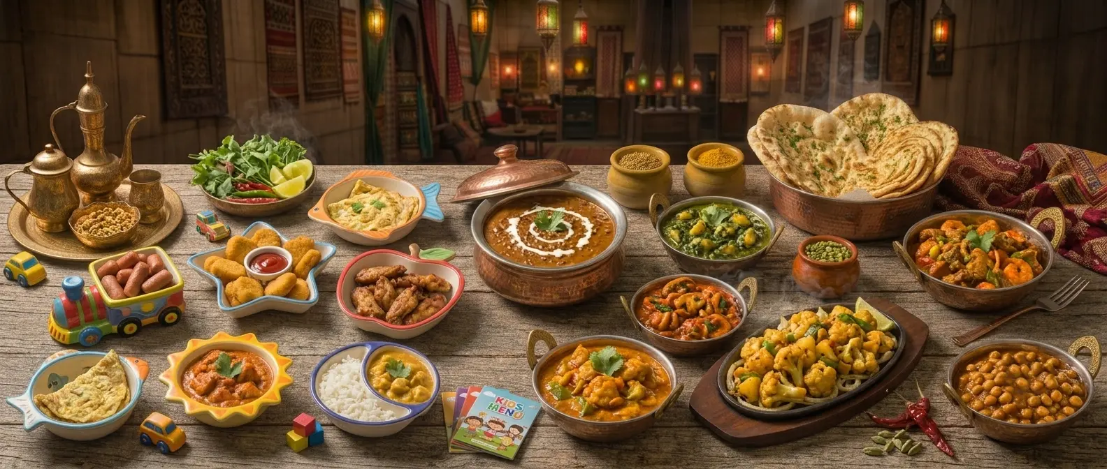 kids menu taj spicy indian restaurant