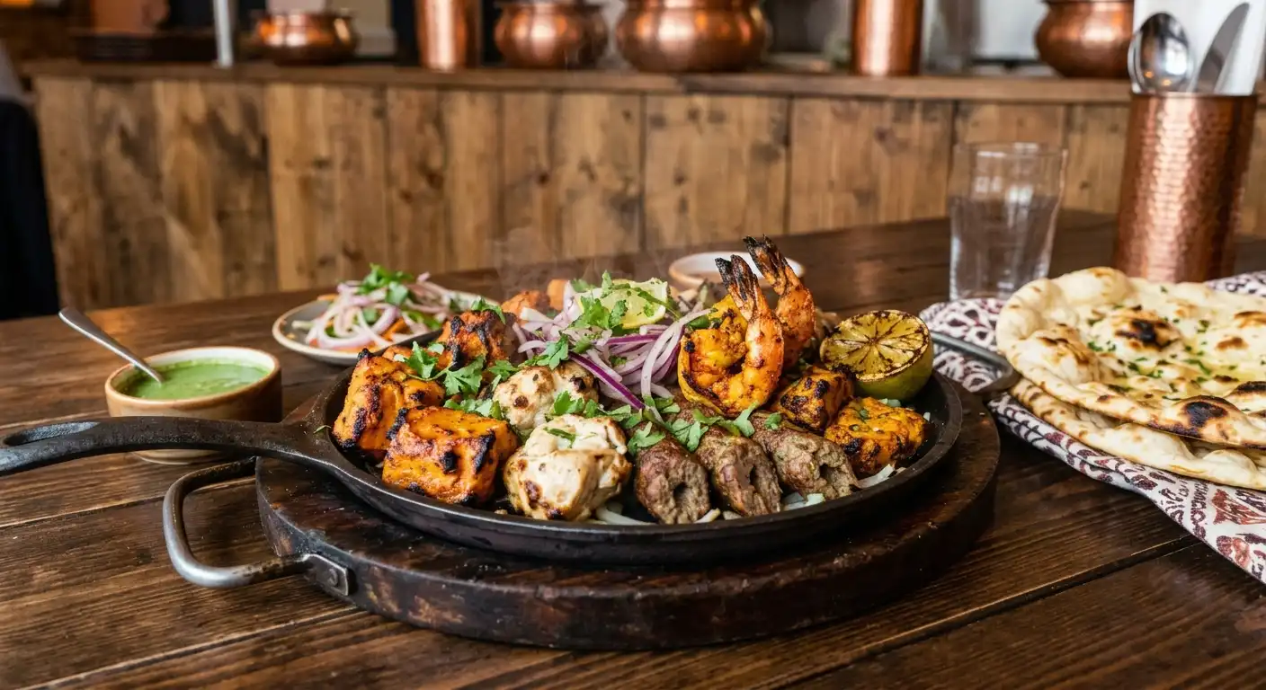 tandoori mixed grill indian food taj spicy